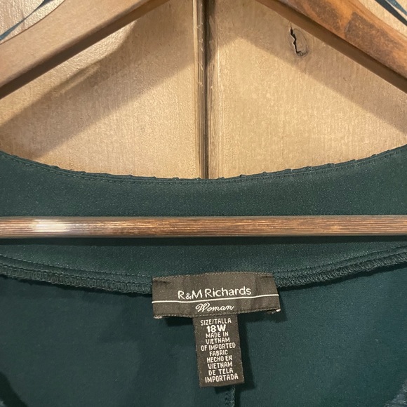 Beautiful, rich green dress! Perfect for Christmas parties! Never worn. - Picture 6 of 8